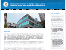 Tablet Screenshot of olympichouse.org
